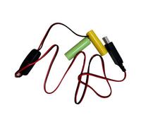 Générique Fake Charger - Battery Adapter | USB Power Supply Cable | Fake Battery Charger | On Off Switch | Portable Power Line | Battery Cable For Remote Controls And Electronic Device