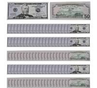 Générique Fake Dollar Bill, Prop Money Banknote, Simulation Cash Toy, Realistic Look for Learning, Compact Educational Tool Set, Pretend Play for Kids, Teens, Adults Boys Girls