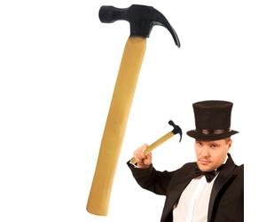 Générique Fake Hammer Trick Spielzeug - 30,5x12,5cm Magisch Requisite Bühne, Erscheinen Verschwinden Zaubertrick Karnevalsgag, Rollenspiel Fotografie Horror Kreativ | für Party Bühne Karneval