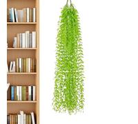 Générique Fake Plant Set - Artificial Greenery Decor | Leaves with Realistic Texture, Maintenance Free Potted Plants, Indoor Outdoor Decoration for Office Desk Shelf Living Room