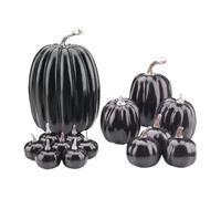 Générique Fake Pumpkins - Halloween Faux Rustic Decorative Foam Pumpkin | 14 Pièces Holiday Seasonal Autumn Home Decor for Halloweens, Fall, Thanksgiving, Harvest Displays and Party Embellissements