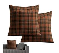 Générique Fall Plaid Pillow Covers 45x45cm Autumn Decor Cushion Covers