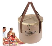 Générique Falteimer - 12.60 inches Outdoor Wassereimer | PVC Mesh Camping Eimer - Tragbarer Faltbarer Wasserbehälter Für Reisen Camping Angeln Wandern Picknick Gartenarbeit Und Autowäsche