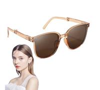 Générique Faltsonnenbrille Damen,Quadratische polarisierte trendige | UV-Schutz- für Männer und Frauen, zum Fahren