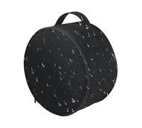 Générique Fan Bag, Folding Telescopic Case, Round Portable Storage Bag, Lightweight Travel Organizer for Men, Women, Beach, Camping, Workplace, Picnic, Outdoor Trips, Small, Large, Black, Gray
