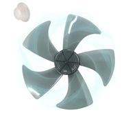Générique Fan Blade Replacement - 12 Inch 300mm Universal 5 Blade | With Nut Cap For Table Floor Wall Fans | High Efficiency Quiet Accessory