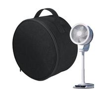 Générique Fan Carrying Case, Round Folding Fan Storage Bag, 9.06x5.12 inches, Lightweight Zippered Design, Shockproof Interior, Compact Telescopic Organizer for Camping, Travel, Outdoor Use