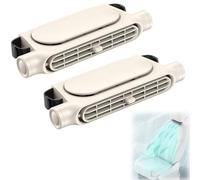 Générique Fan for Car Back Seat,3-Speed Car Back Seat Fan with USB-C Power - Cooling for Rear Passengers & Pets, Low Noise Design | Universal Fit for Sedans/SUV/Truck/RV (Write,2Pcs)