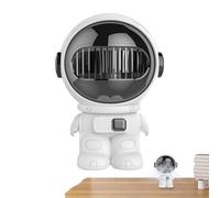 Générique Fan for Desk - ABS PC 17.6x11x9.9cm Astronaut Shape Portable Bladeless Fan | Small Quiet Electric Cooling Device with Handheld and Desktop Design | Personal Air Circulator for Bedroom