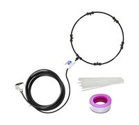 Générique Fan Misters Outdoor, Water Misting Hose, 8-Meter Cooling Sprayer, Multi-Nozzle Air Purifier, Garden Deck Fogger, Event Tent Chiller, Patio Bbq Evaporator, Porch Kennel Hydration Line
