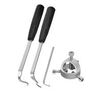 Générique Fan Wheel Puller, Range Hood Puller, Rustproof Hardened Steel Lightweight Compact Easy Fastening Sturdy Build Strong Material, Commercial Pull Tool for Home Kitchen, Black