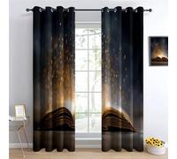 Générique Fantaisie Rideaux Occultant à Oeillets Livres Anciens Nombres Magiques Rideau Isolant Thermique Anti Bruit, Protection de la Vie Privée Rideaux pour Chambre à Coucher Salon 150 x 166 cm