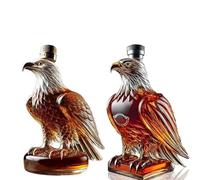 Générique Fanyil Eaglory, Sherum Eaglory, 2025 New Eagle Whiskey Bottle, Funny Whiskey Eagle Bottle, Unique Glass Decanter, Unique Whiskey Eagle Glass Decanter, for Whiskey Decanter Set (A+B)