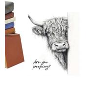 Générique Farmhouse Cow Bathroom Decor, Animal Wall Covering, Cat Print Wall Hanging with Authentic Style, Cute Home Decoration for Home Apartment Dorm Bedroom, Living Room Nursery Shop Interior Use