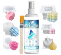 Générique Fast Drying - Resin Release Spray for Molds | 100ml Silicone Mold Release Agent Fast Drying Lubricant for Epoxy Resin, Concrete, Plaster, Candle, Soap, DIY Craft Room, Workshop, Studio