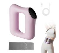 Générique Fast Fat Burning Yoga Ring Massager,Multifunctional Body Massage Ring,Electric Fascia Yoga Ring,Adjustable 3 Modes/5 intensities Massage,Noise Reduction,Long-Lasting and Durable (Pink)