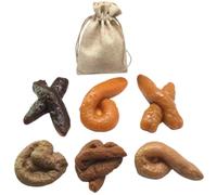 Générique Fausses Crottes de Chien Réalistes en Plastique, Accessoire Collant pour Fêtes et Événements