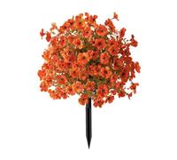 Générique Fausses Fleurs-décor de Fleurs de Boule topiaire de Cour, buissons de Verdure artificiels réalistes avec piquets de Sol, buis Artificiel
