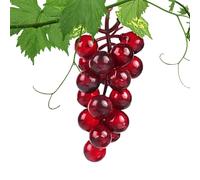 Générique Fausses grappes de Raisins,Fausses grappes de Raisins - Raisins Verts Violets Noirs avec 18 - de avec Plusieurs Couleurs, de artificiels pour salles de