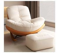 Générique Fauteuil à Bascule Moderne rembourré avec Repose-Pieds - Canapé inclinable Compact pour Chambre d'enfant et Salon - Fauteuil à Bascule en Tissu Doux, idéal pour Les Petits espaces