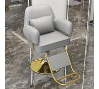 Générique Fauteuil de Coiffure hydraulique pour Professionnels, Fauteuil de barbier à Assise Large avec Coussin et Repose-Pieds en Acier Inoxydable, équipement de Salon de beauté.