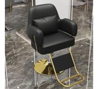 Générique Fauteuil de Coiffure hydraulique pour Salon et barbier, élégant avec Assise Large et Coussin, Fauteuil de Spa Durable avec Repose-Pieds en Acier Inoxydable, Indispensable pour Coiffeur.