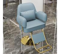 Générique Fauteuil de Coiffure hydraulique Professionnel, élégant et Confortable, avec Assise Large et Coussin, et Repose-Pieds en Acier Inoxydable pour Salon de beauté et Coiffeur.