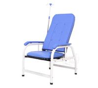 Générique Fauteuil de Phlébotomie Bleu, Fauteuil de Prélèvement Sanguin avec Support pour Perfusion,Banc Médical en Cuir Banc de Perfusion Simple (Blue Without Pedals)