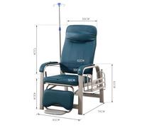 Générique Fauteuil de Phlébotomie en Cuir,Fauteuil de Prélèvement Sanguin pour Cliniques avec Assise Rembourrée,Banc de Perfusion et Banc d'accueil de Salle D'attente (Green, Leather armrests Green)