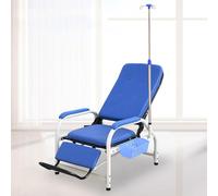 Générique Fauteuil de Phlébotomie Fauteuil de Prise de Sang,chaises de Salle D'attente et d'accueil Entièrement Inclinables,Fauteuil Médical en Cuir avec (Half-Lying with Plate Black Pedals)