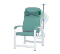 Générique Fauteuil De Prise de Sang, Fauteuil Phlébotomie avec Accoudoirs,Banc Salle D'attente avec Assise Rembourrée,Banc De Perfusion d'accueil Inclinables (Green, Leather armrests Reclining)