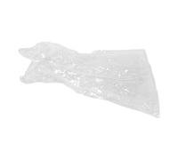 Générique Fauteuil de Rangement Transparent pour Peluches avec Fermeture Éclair, Pouf Triangulaire 85 X 66,5 Cm, Chaise de Rangement Moelleuse et Pratique pour Chambre D’garçon et Filles,