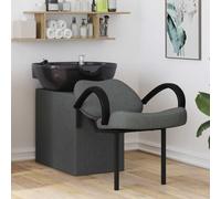 Générique Fauteuil de shampooing Gris foncé et Noir 63 x 141 x 92 cm,Entreprise & Industrie,Coiffure & cosmétologie,Fauteuils de Coiffure,Gris,20.5 KG,42009074