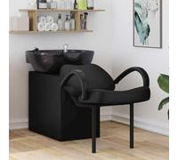 Générique Fauteuil de shampooing Noir 63 x 141 x 92 cm PVC,Entreprise & Industrie,Coiffure & cosmétologie,Fauteuils de Coiffure,Noir,20.5 KG,42009070