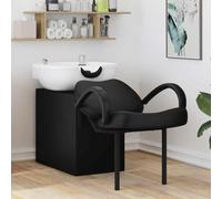 Générique Fauteuil de shampooing Noir et Blanc 63 x 141 x 92 cm PVC,Entreprise & Industrie,Coiffure & cosmétologie,Fauteuils de Coiffure,42009072