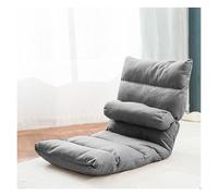 Générique Fauteuil de Sol avec Dossier en Mousse à mémoire de Forme, Assise de Sol Tatami réglable, Fauteuil Lounge/Gaming sans accoudoirs pour Salon, Chambre, Baie vitrée (Style 1)