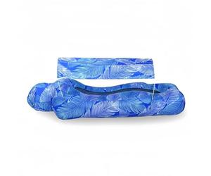 Générique Fauteuil Gonflable, Canapé Gonflable Air de Camping avec Auvent Pare- Canapé sans Pompe à Air, pour Les Voyages et Les Vacances Le Camping au Bord de la mer la randonnée Les Pique-niques et
