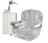 Générique Fauteuil Gonflable pour Adulte - Canapé Gonflable Soufflé Épais - Canapé Confortable Transparent Détente Jardin Balcon Piscine Extérieur Chambre