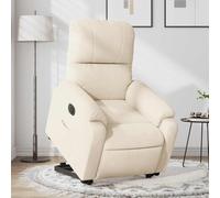 Générique Fauteuil inclinable électrique Beige Tissu Microfibre,Meubles,Fauteuils et chaises,Fauteuils,Beige,29.55 KG,3204948