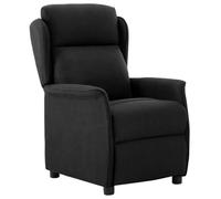 Générique Fauteuil inclinable en Tissu Noir,Meubles,25KG-340154