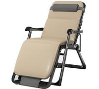 Générique Fauteuil inclinable surdimensionné à gravité zéro avec Matelas - Idéal pour Bronzer, Camper, se détendre au Bord de la Piscine, à la Plage et sur la terrasse - Confort et Soutien ultimes