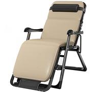 Générique Fauteuil inclinable surdimensionné à gravité zéro avec Matelas - Idéal pour Bronzer, Camper, se détendre au Bord de la Piscine, à la Plage et sur la terrasse