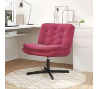 Générique Fauteuil Relaxant pivotant Bordeaux 63 x 75 x 76 cm Velours,Meubles,Fauteuils et chaises,Rouge,13.7 KG,42007364