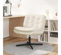 Générique Fauteuil Relaxant pivotant Crème 63 x 75 x 76 cm Velours,Meubles,Fauteuils et chaises,Crème,13.7 KG,42007367