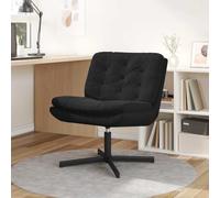 Générique Fauteuil Relaxant pivotant Noir 63 x 75 x 76 cm Velours,Meubles,Fauteuils et chaises,Noir,13.7 KG,42007365