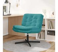 Générique Fauteuil Relaxant pivotant Turquoise 63 x 75 x 76 cm Velours,Meubles,Fauteuils et chaises,Turquoise,13.7 KG,42007368