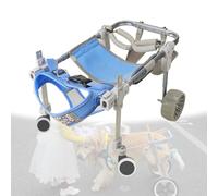 Générique Fauteuil roulant 2/4 roues for chiens, réglable et léger, for pattes arrières, chariots for chiens avec roues, aides à la mobilité for les pattes arrières handicapées, attelle for pattes et