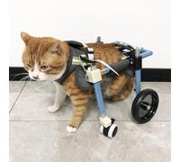 Générique Fauteuil roulant ajustable pour animaux de compagnie, fauteuil roulant pour chiens avec pattes arrières Small/Medium/Large, fauteuil roulant pour chiens avec pattes arrières invalides,L