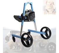 Générique Fauteuil roulant for chien avec pattes avant, fauteuil roulant for animaux de compagnie avec aides à la mobilité for la marche des membres avant, fauteuil roulant léger et réglable for chien