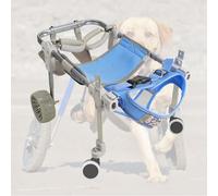 Générique Fauteuil roulant for chien for pattes arrière réglable, 2/4 roues for animaux de compagnie, chariots for chiens avec roues, aides à la mobilité for la marche des membres arrière for les patt